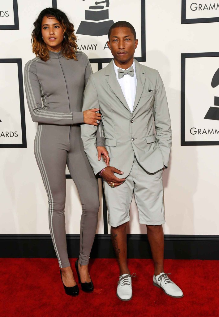 Grammys 2015: Helen Lasichanh & Pharrell Williams